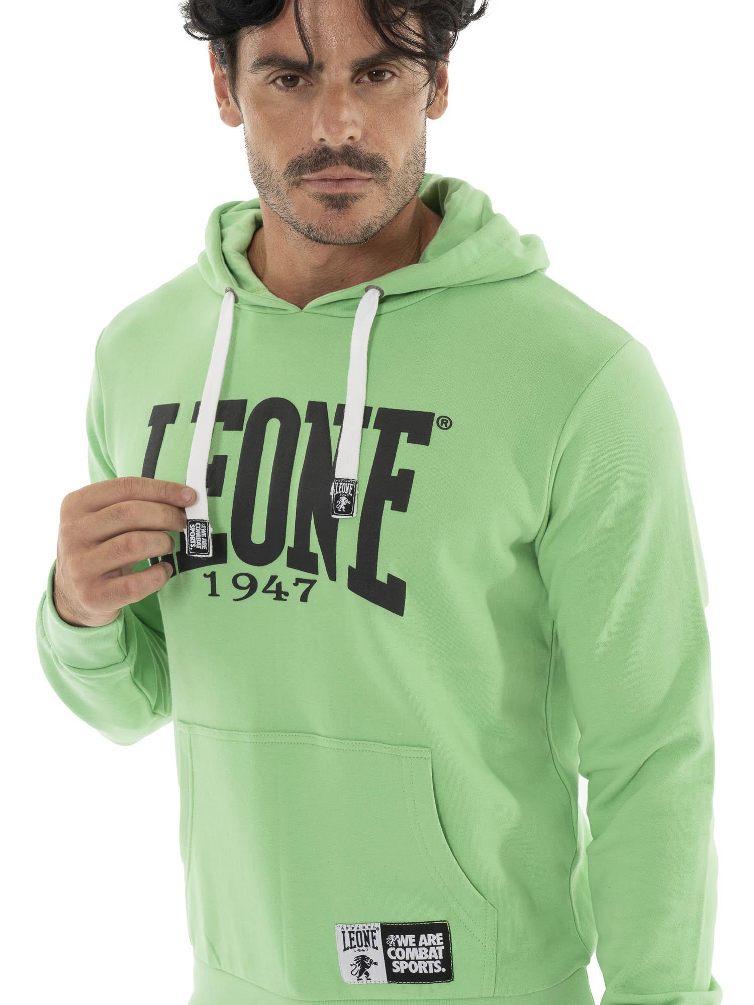 Leone Summer Vibes Herren-Sweatshirt aus nicht gebürsteter Baumwolle mit Kapuze 3/5
