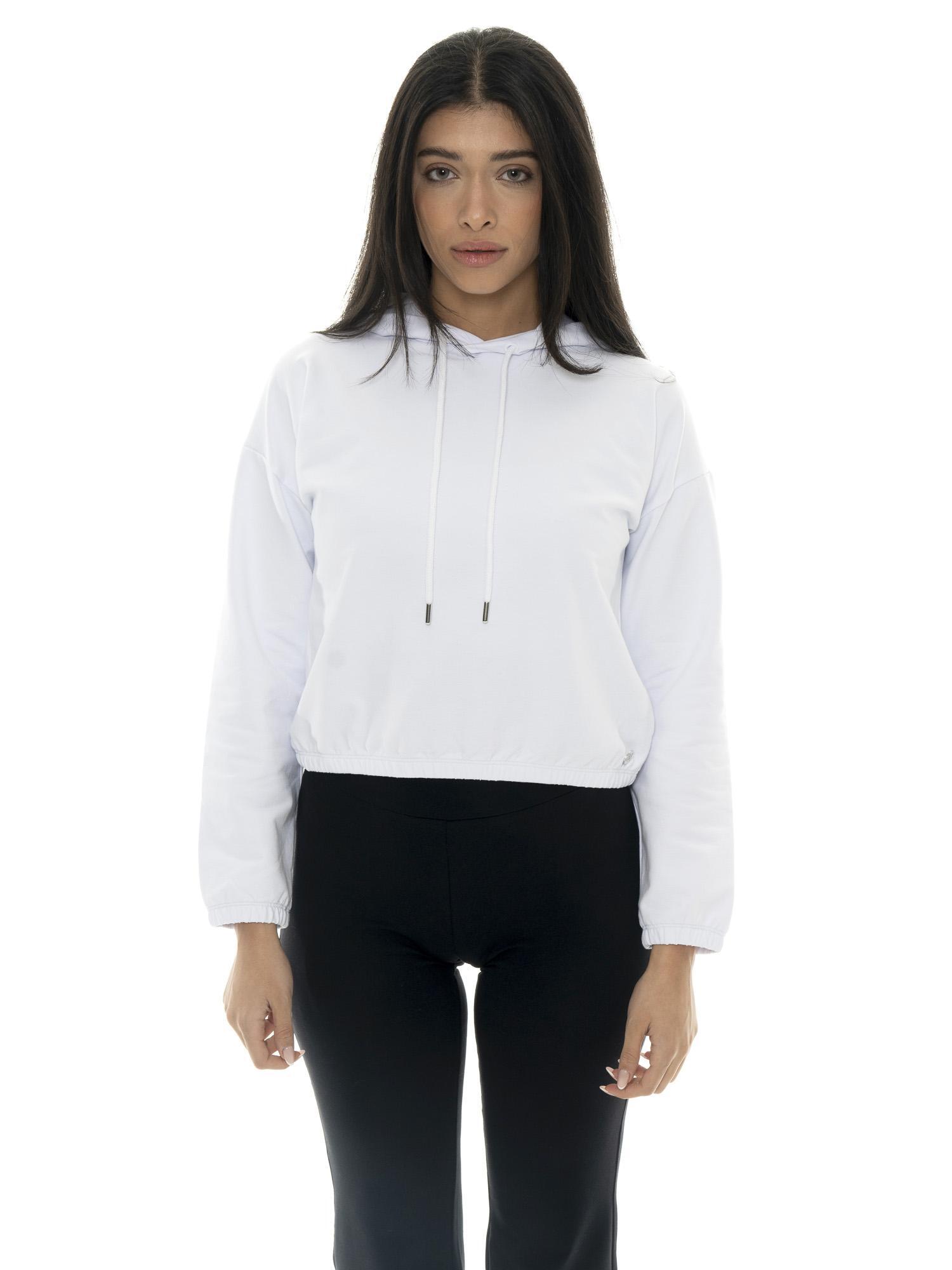 Sweat à capuche court Leone Basic pour femme avec doublure non-sweat-shirt 2/7