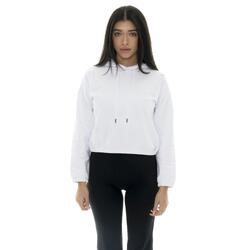 Sweat-shirt court court à capuche femme Leone Basic