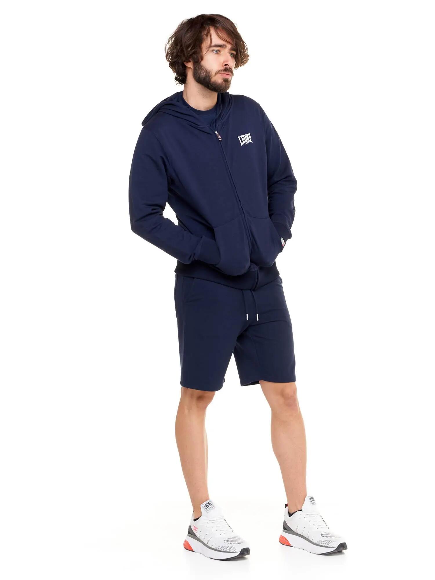 Leone Basic masculino sem moletom com capuz e zíper 3/7