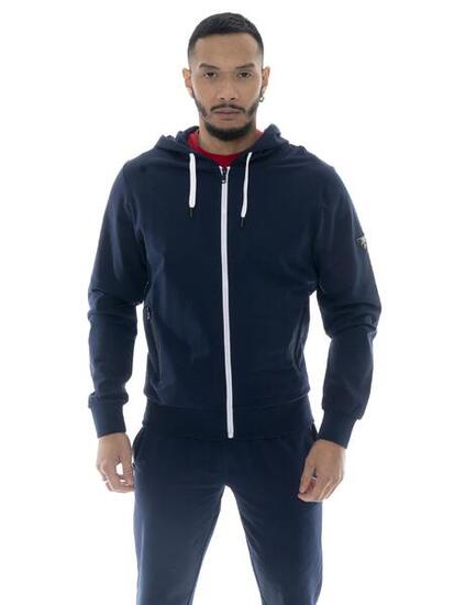 Sweat à capuche zippé homme Leone Patch