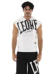Sweat à capuche sans manches Leone Boxing Legend pour hommes