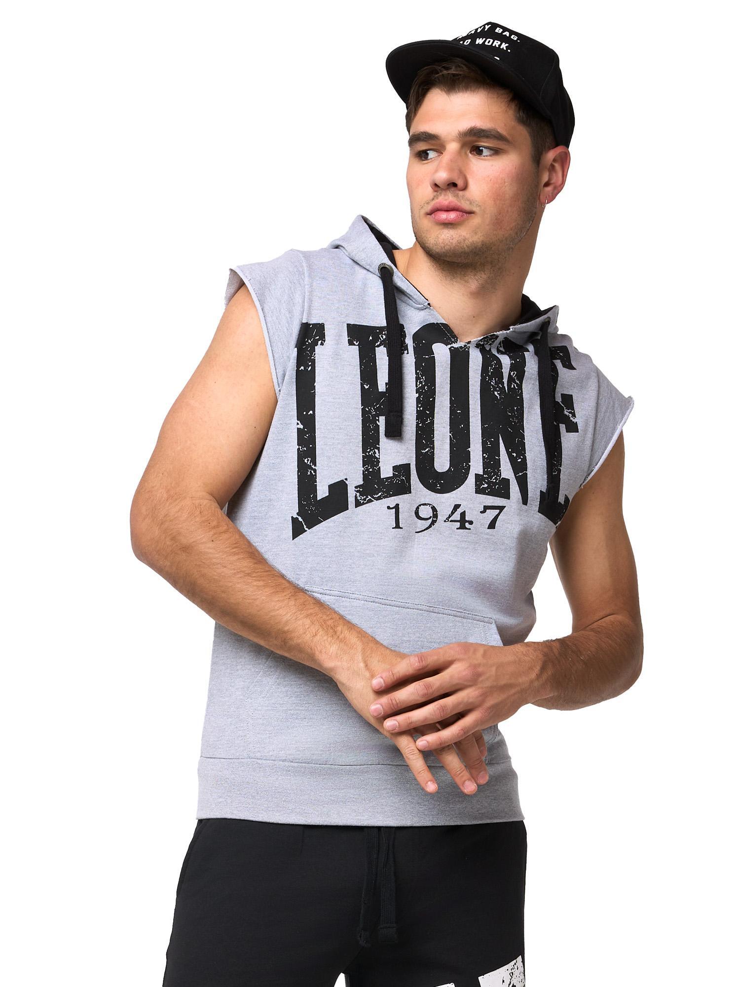 Sweat-shirt à capuche sans manches Leone Boxing Legend pour homme 3/5