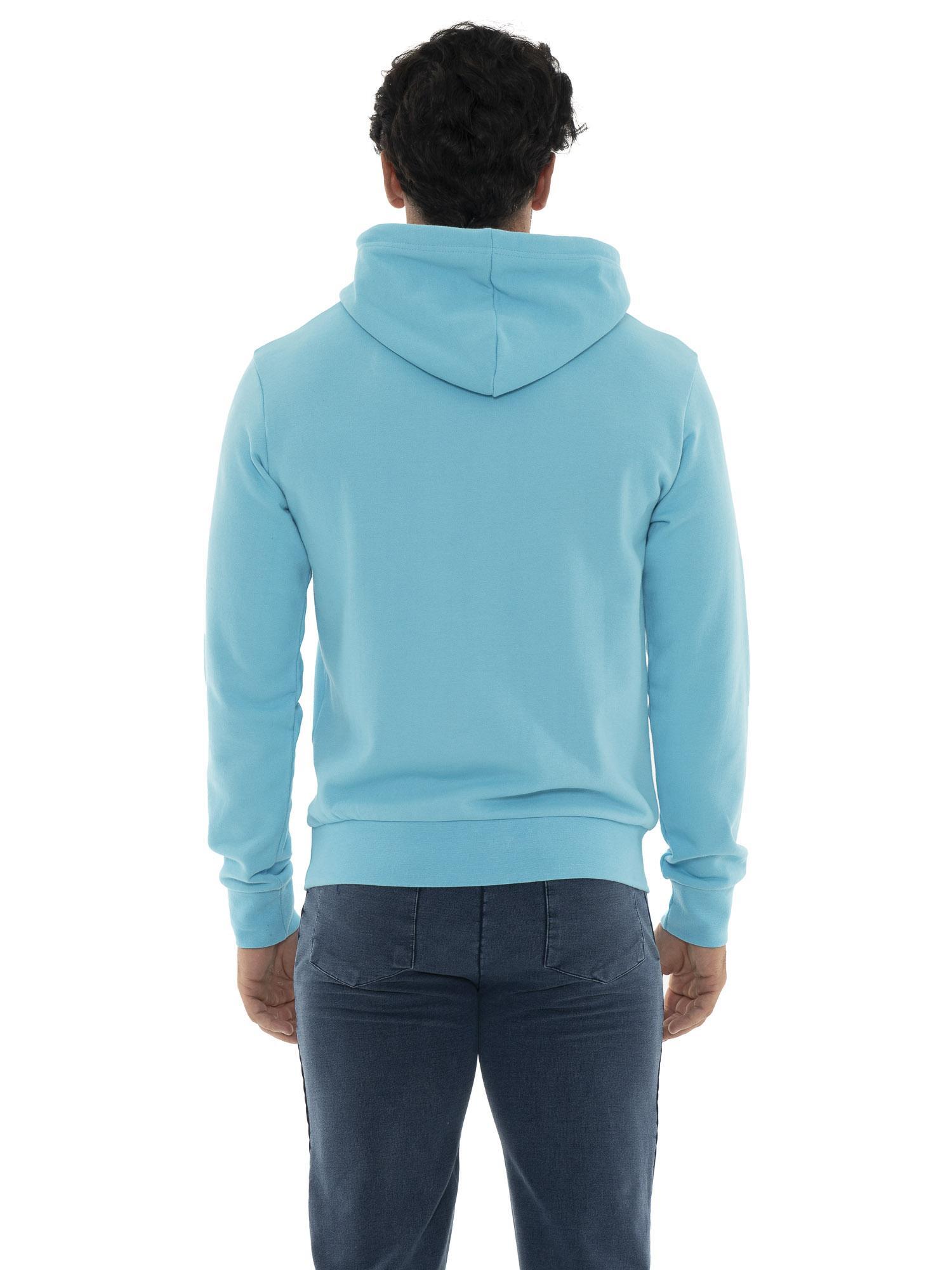 Felpa da uomo in cotone non garzato con cappuccio Leone Summer Vibes 4/5