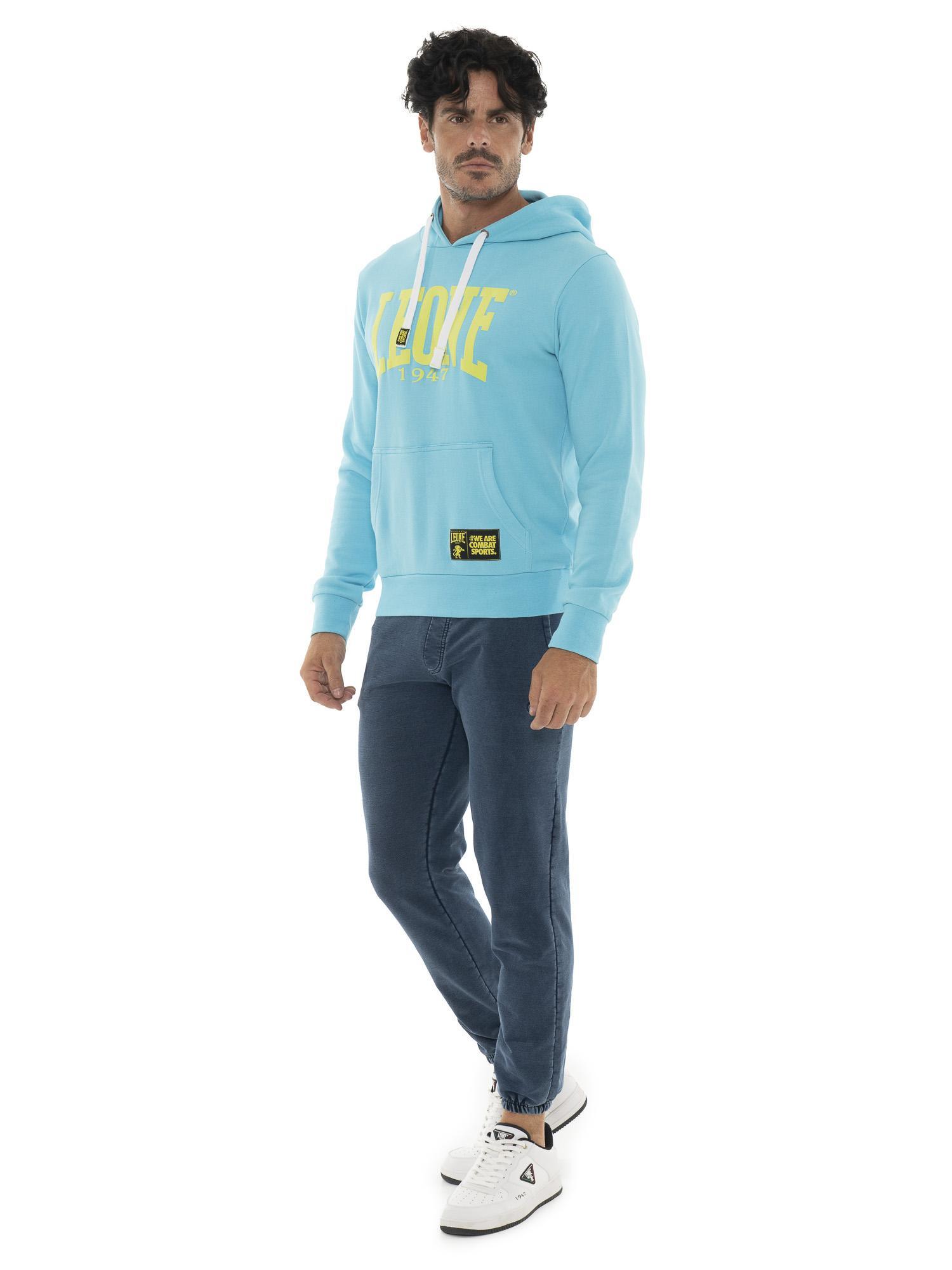 Bluza z bawełna z kaptur na co dzień na siłownię