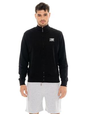 Felpe da uomo in cotone non garzato con zip Leone HJ
