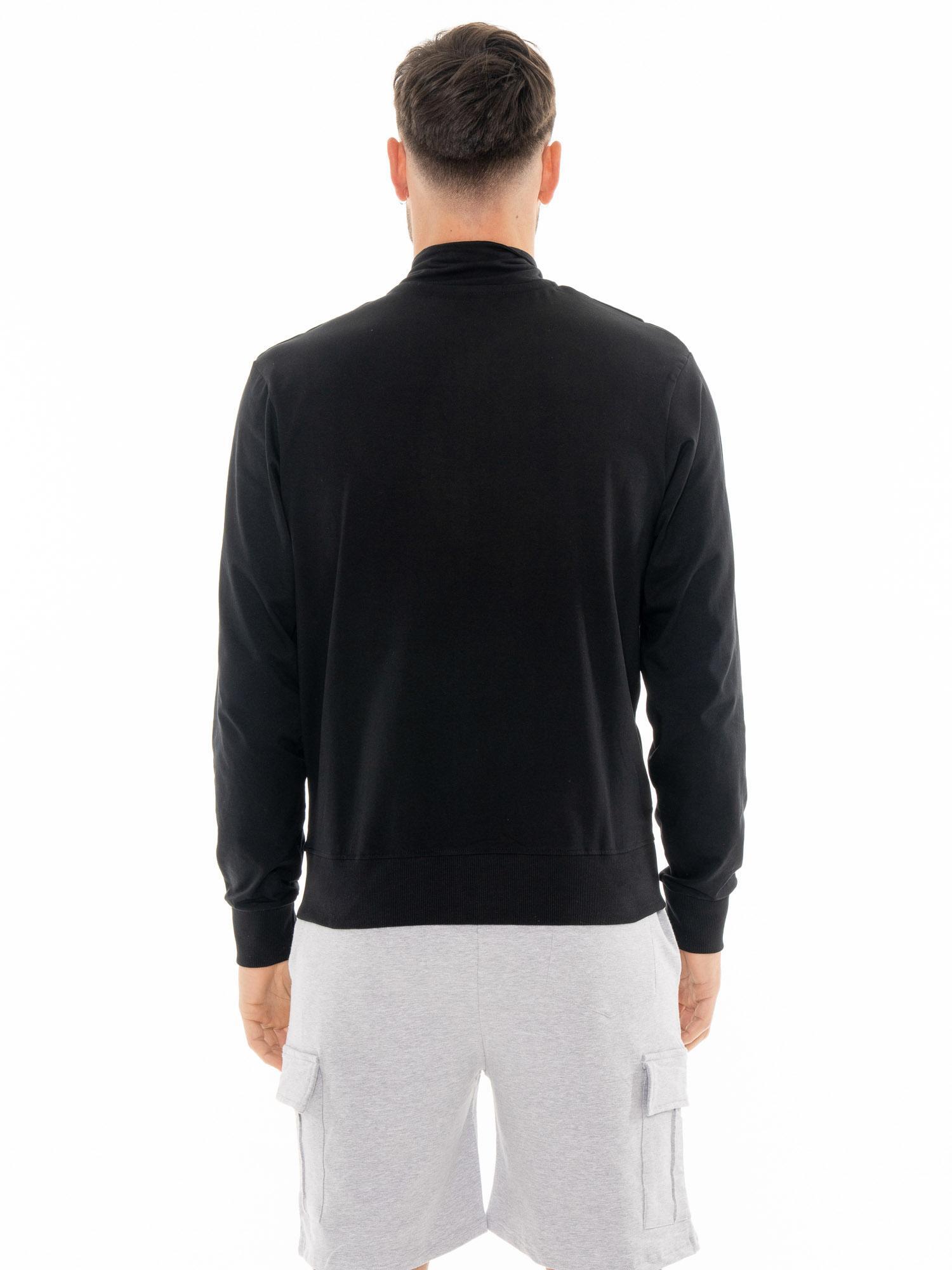 Sweat-shirts zippés pour hommes Leone HJ en coton non gris 4/5