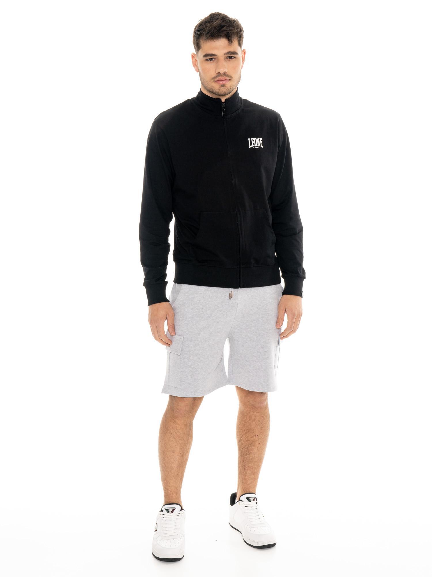 Bluza męska Leone 1947 Apparel HJ na zamek z bawełny