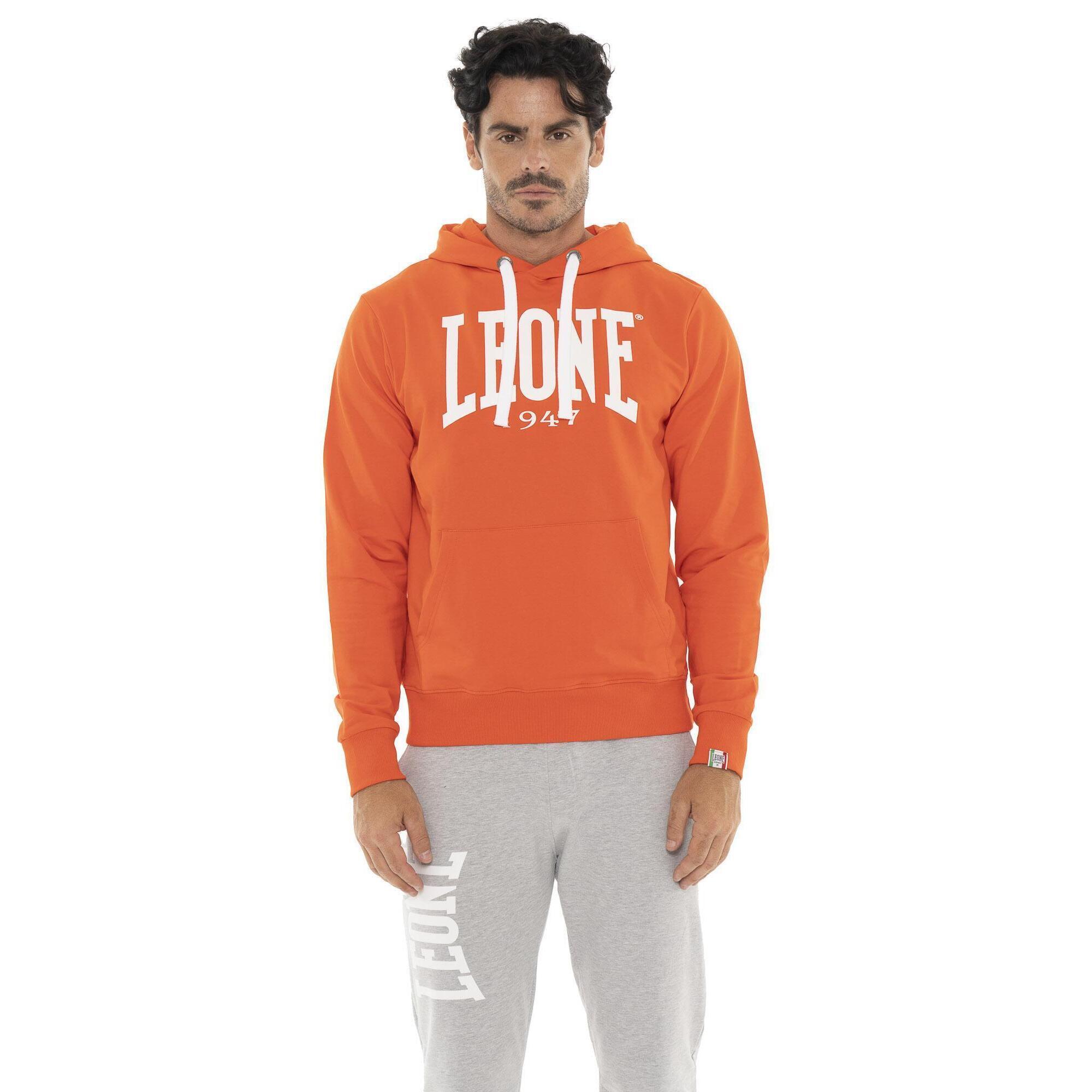 Leone 1947 Apparel - Sweat À Capuche Sans Sweat-shirt Leone Basic Pour Hommes - Sweat-shirt - Orange - 40 M - Decathlon