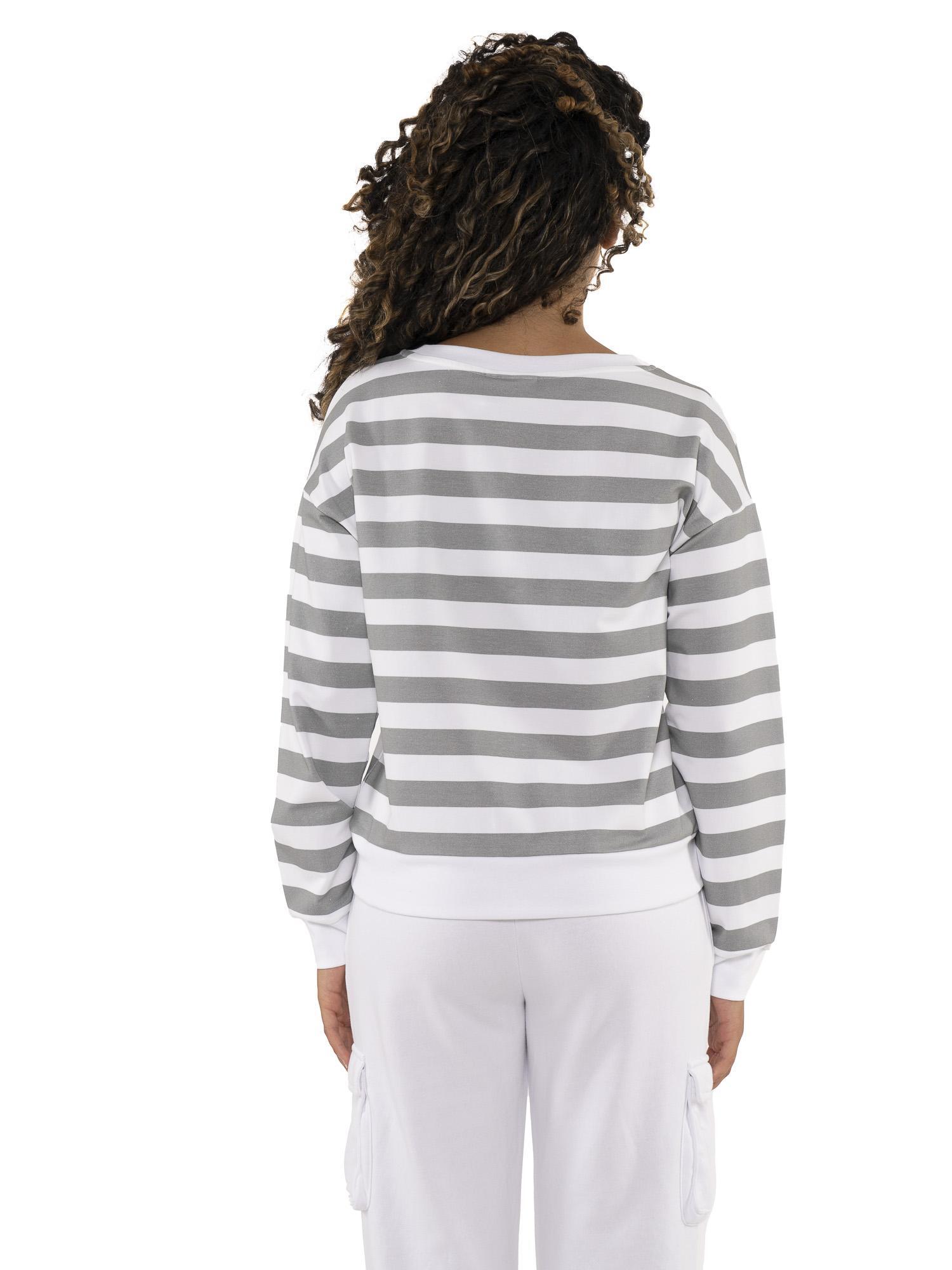 Sweat-shirts Leone Spring Vibes pour femmes, col rond, en coton non polaire 4/5