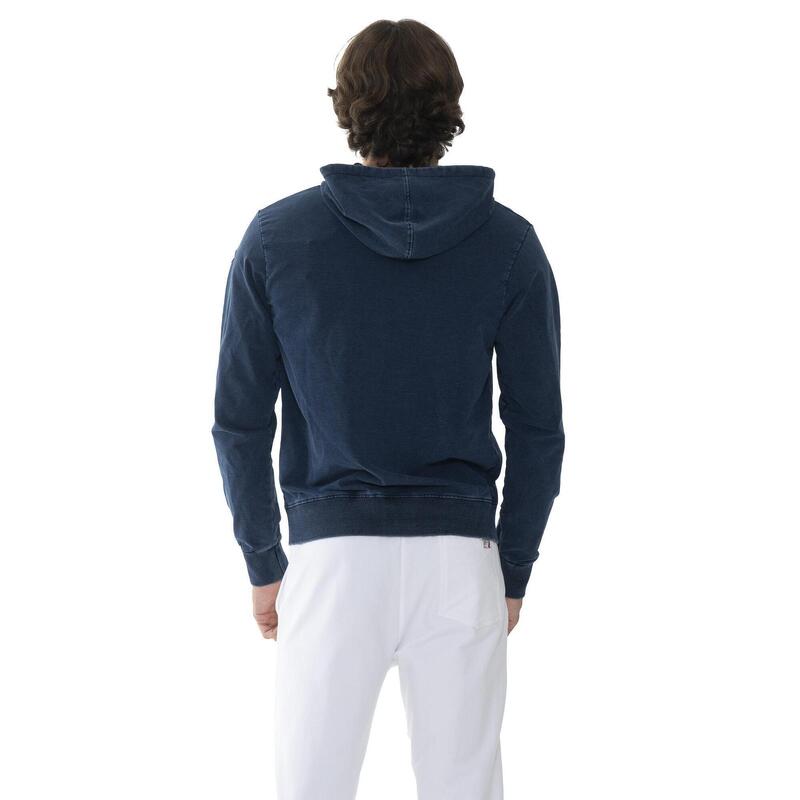 Hanorace cu fermoar pentru bărbați Leone Denim