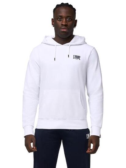 Felpa pull on da uomo con cappuccio Leone Basic