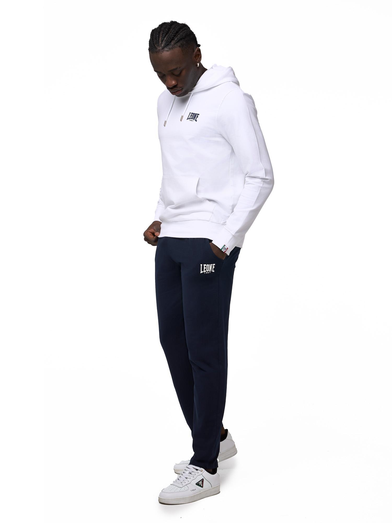 Felpa pull on da uomo con cappuccio Leone Basic 2/8