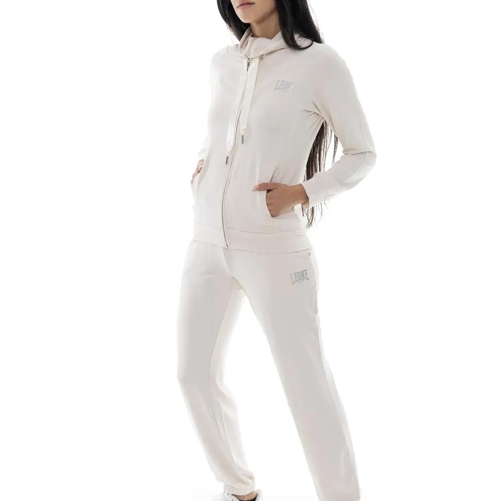 Leone Spring Vibes Women's Zip-Up Collared Cotton Sweatshirts