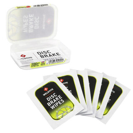 Lingettes nettoyantes pour freins à disque Weldtite - 6 pièces