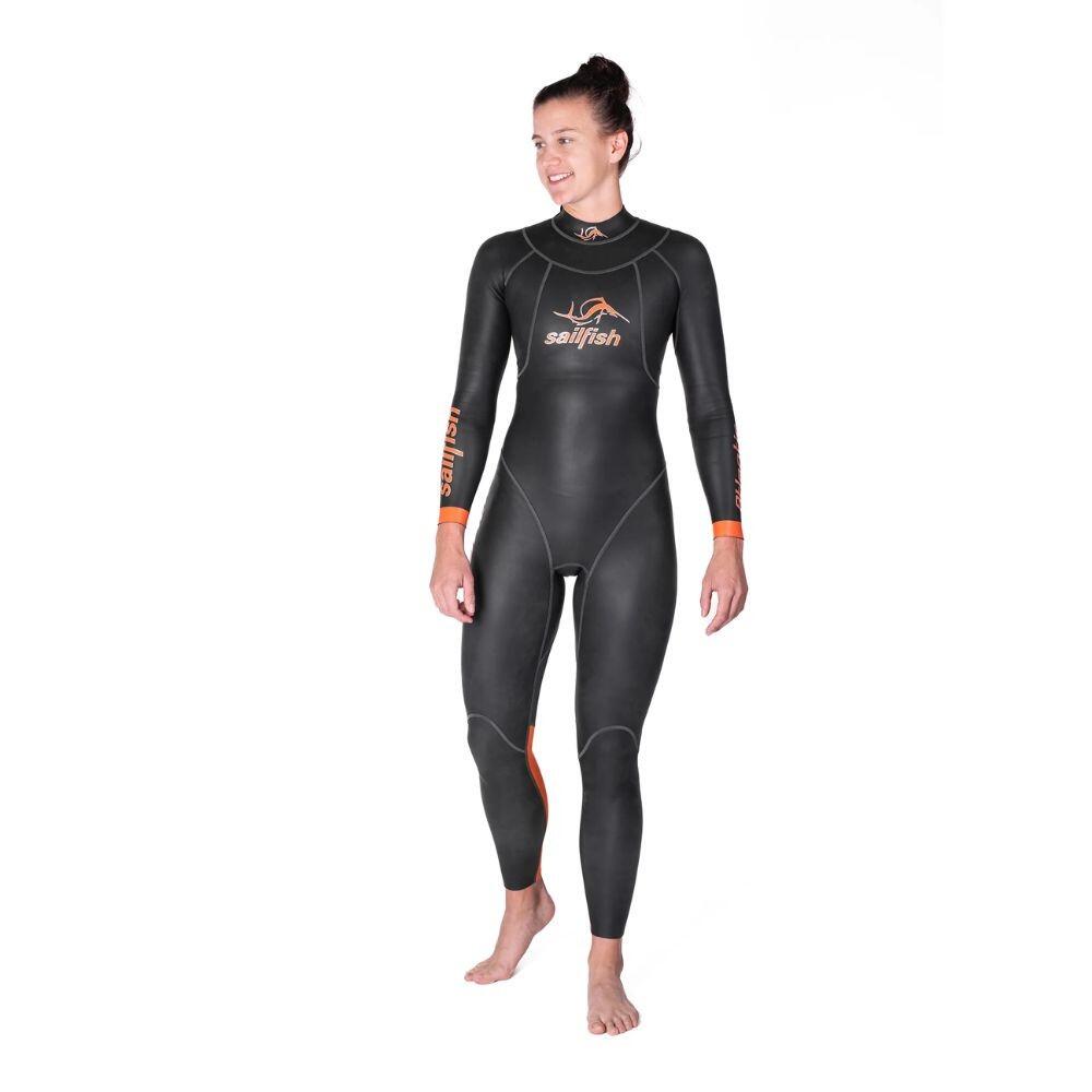 Fato de mergulho Atlantic 2 natação Mulher Laranja Sailfish 2/7