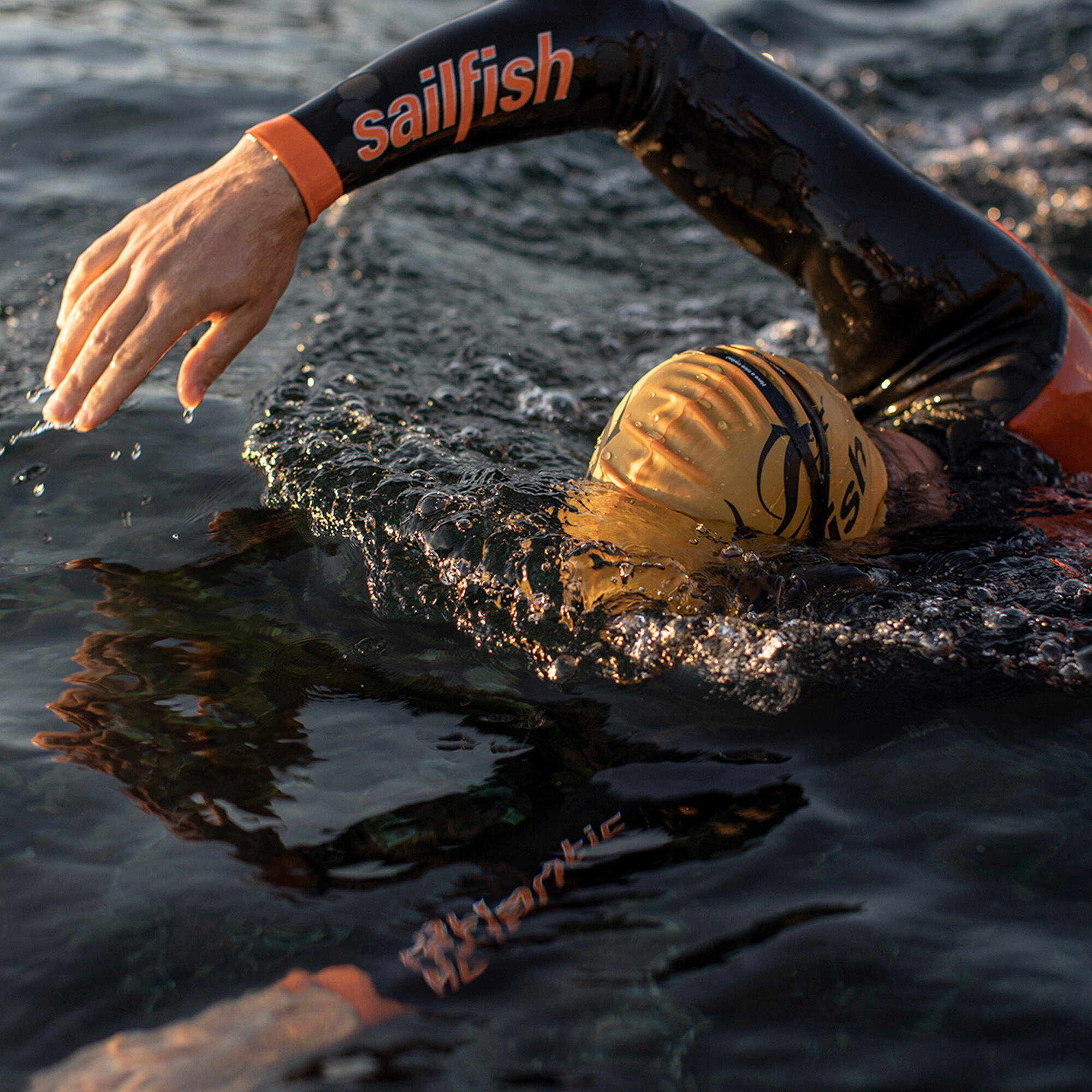 Fato de mergulho Atlantic 2 natação Mulher Laranja Sailfish 5/7