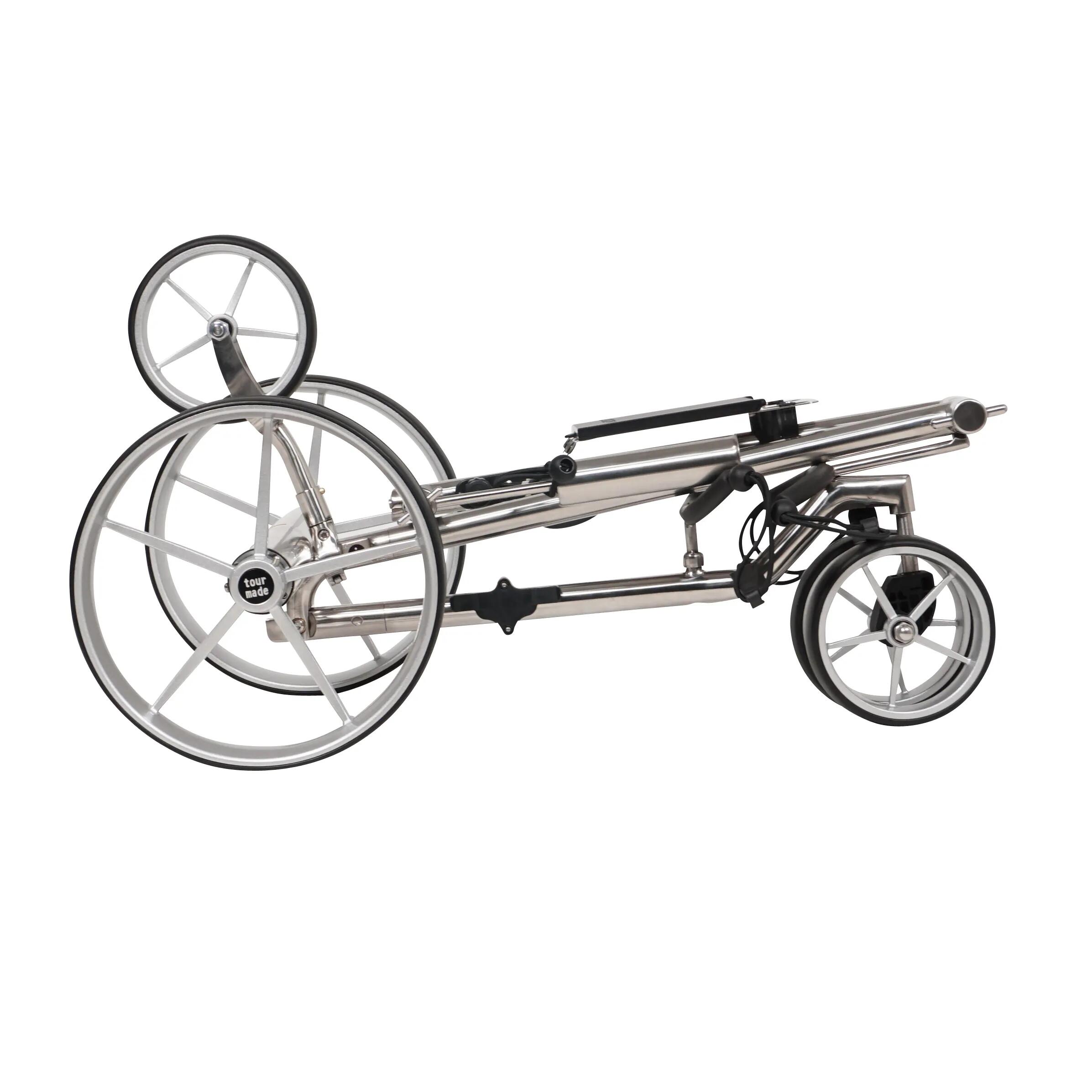 Tour Made Haicaddy® HC5R roestvrijstalen golfkar met afstandsbediening 4/7