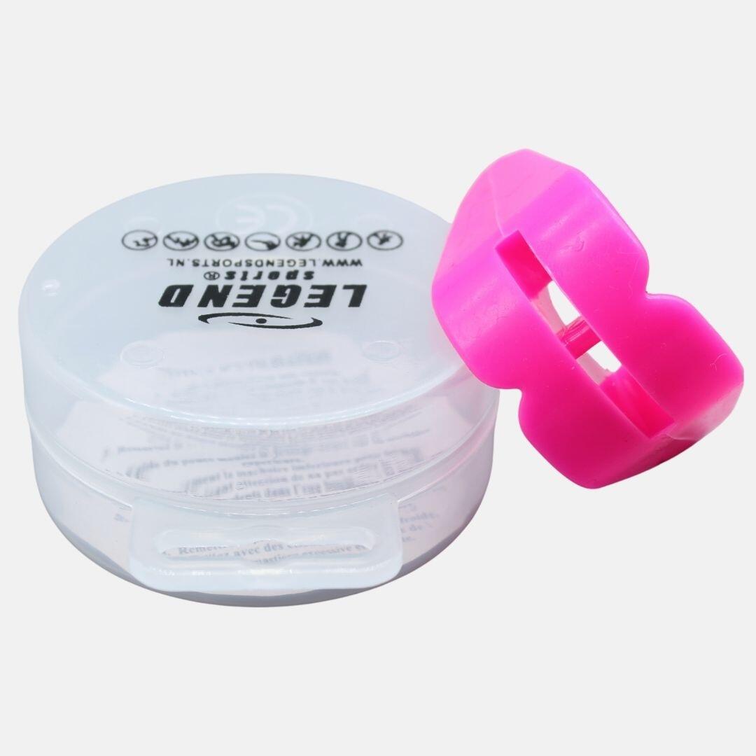 Gebitsbeschermer/Bitje voor beugel + ondertanden bescherming Roze 5/5