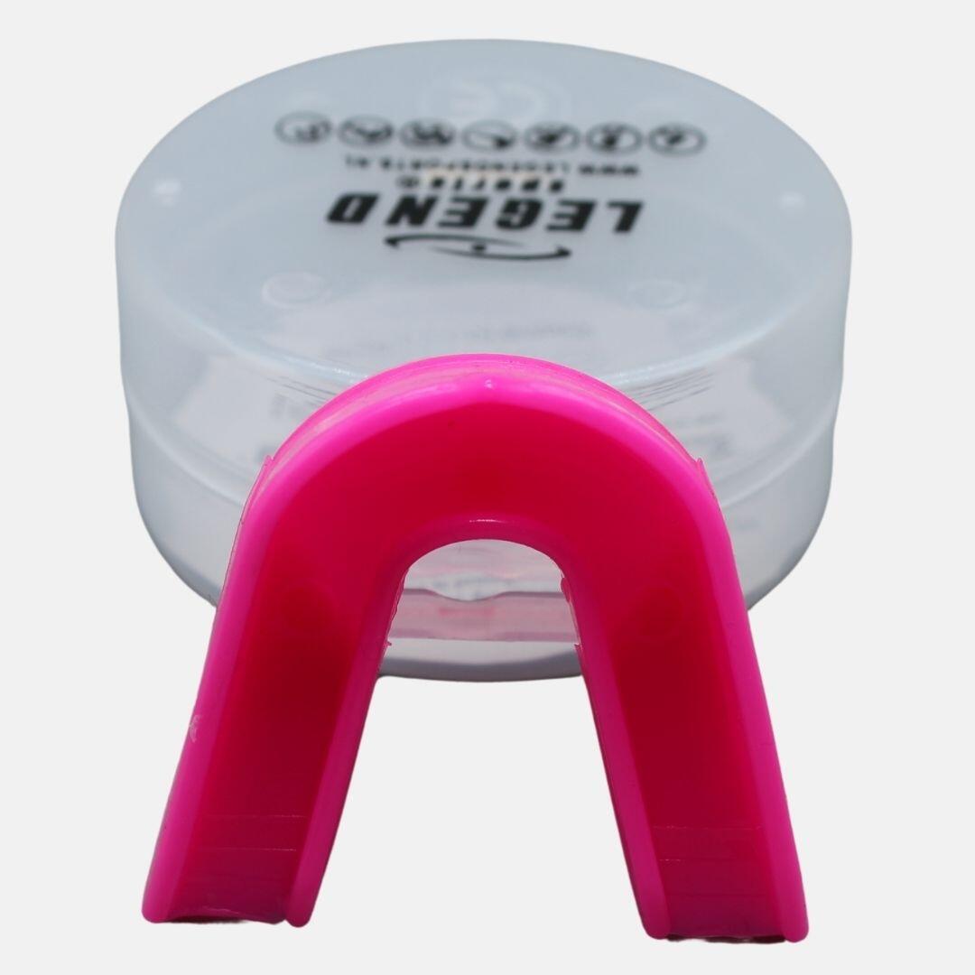 Gebitsbeschermer/Bitje voor beugel + ondertanden bescherming Roze 3/5