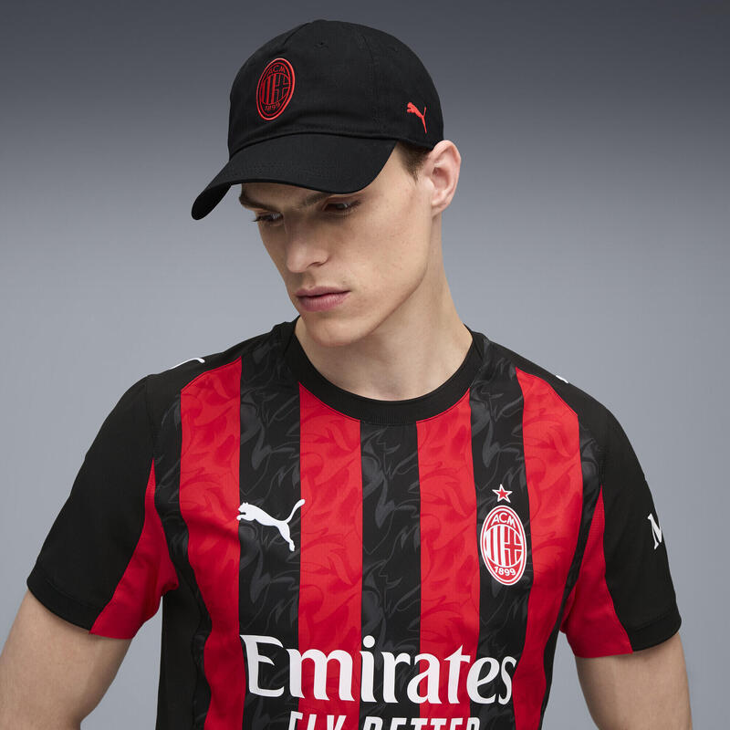 Czapka z daszkiem AC Milan Essentials PUMA Black For All Time Red