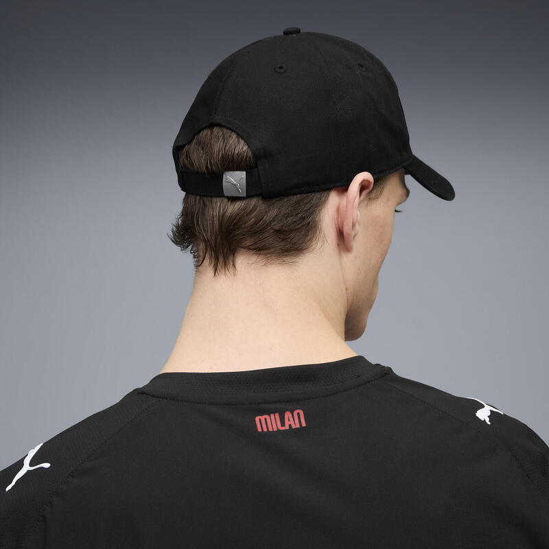 Czapka z daszkiem AC Milan Essentials PUMA Black For All Time Red