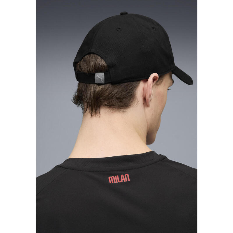 Czapka z daszkiem AC Milan Essentials PUMA Black For All Time Red