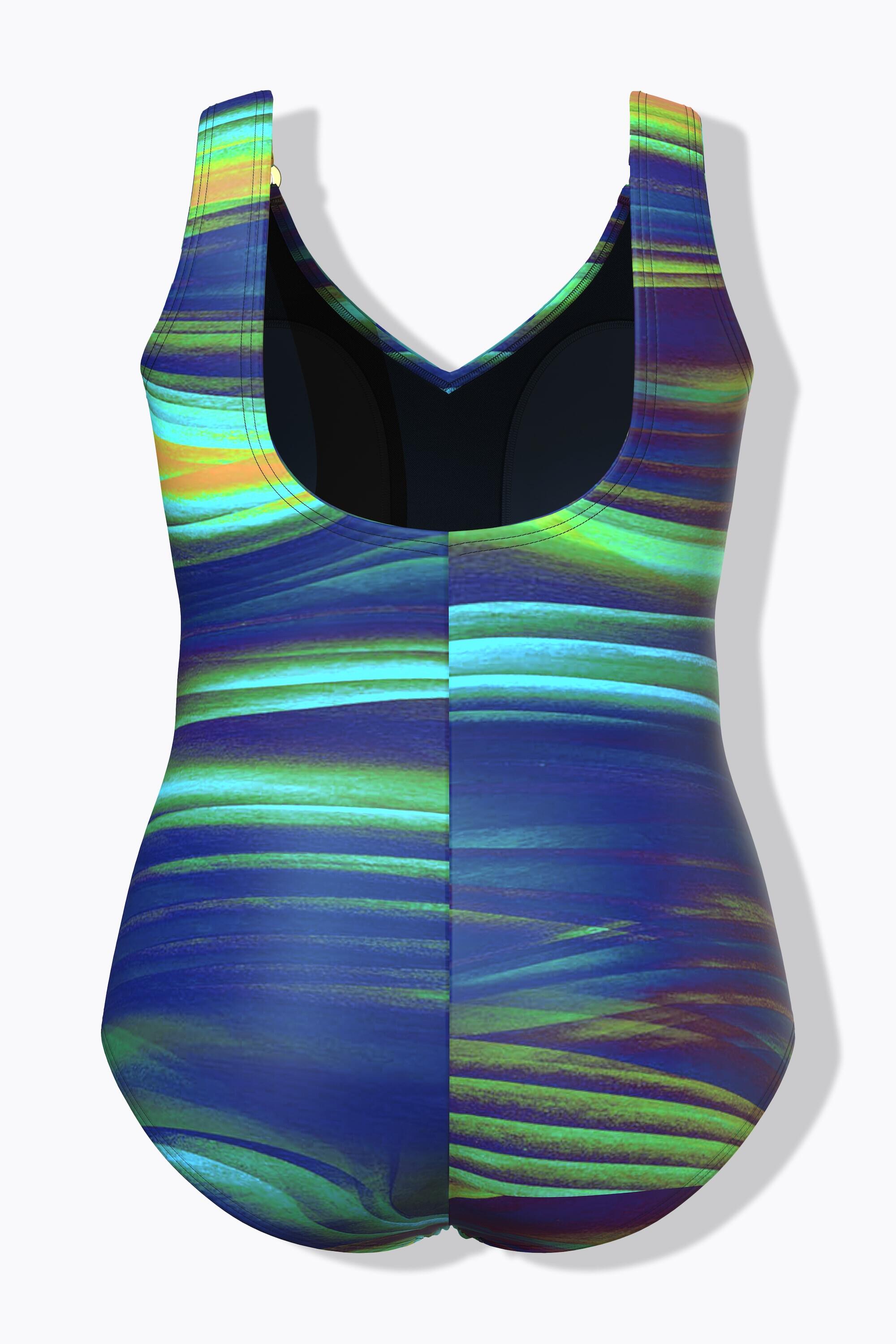Femme Maillot de bain fronces bonnets souples matière recyclée 2/2