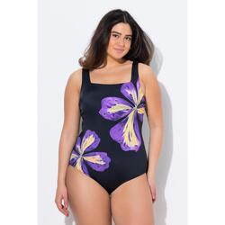 Femme Maillot de bain motif fleurs bonnets souples matière recyclée