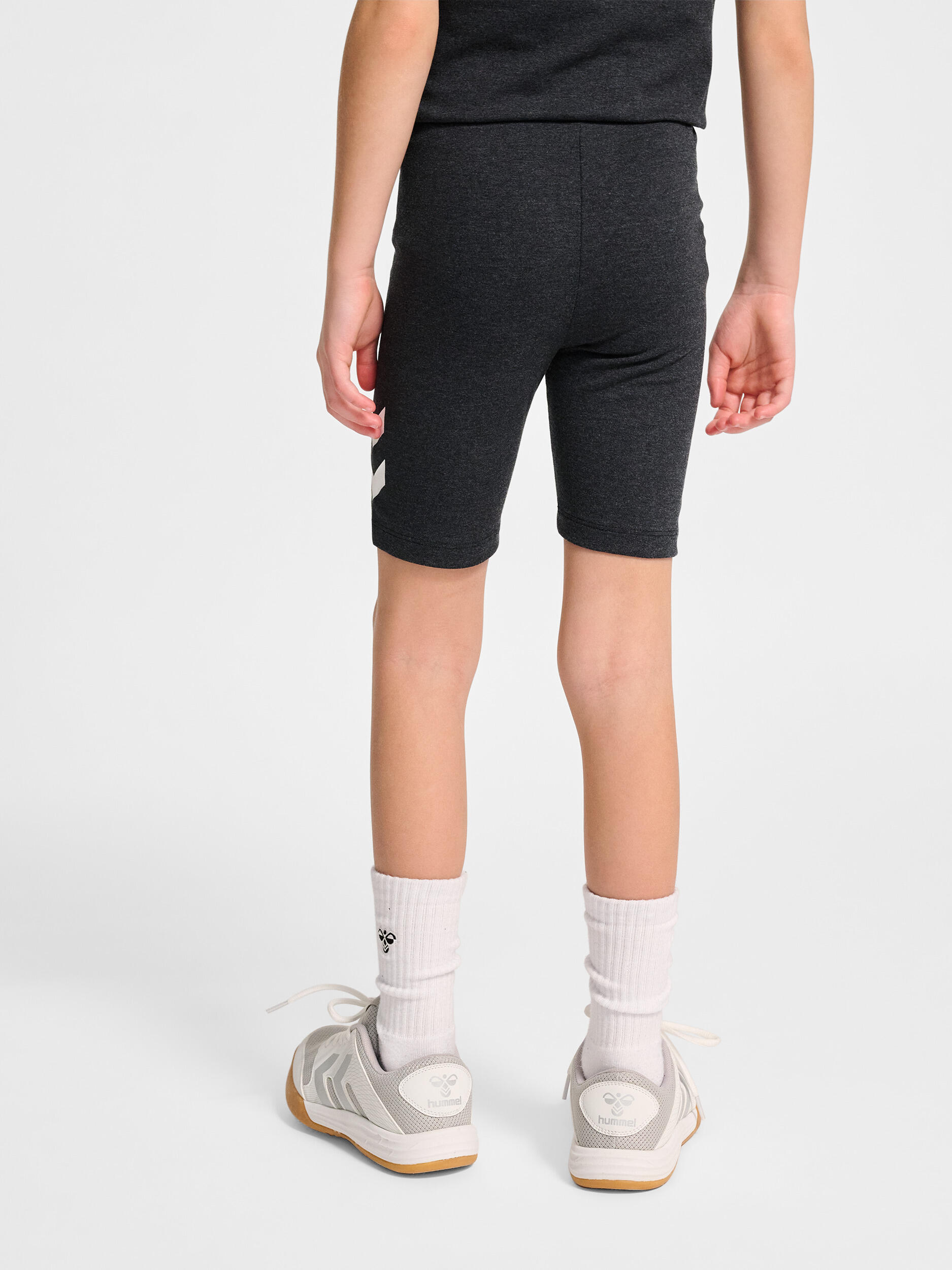 Pantaloni ciclisti con logo per ragazza Hummel 2/7