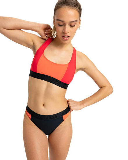 Klassische Bikinihosen ROXY ACTIVE Schwarz Frauen