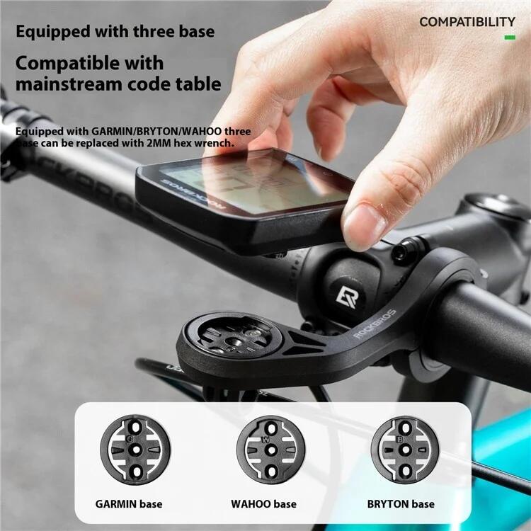 Soporte ROCKBROS nylon para cuentakm, luz o cámara – bici de carretera 2/7