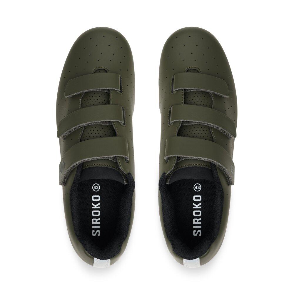 Chaussures vélo route Cyclisme Homme et Femme RideRev Green Vert 4/7