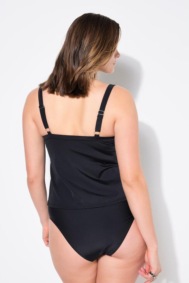 Damski Top bikini miękkie miseczki błyszczące obszycie