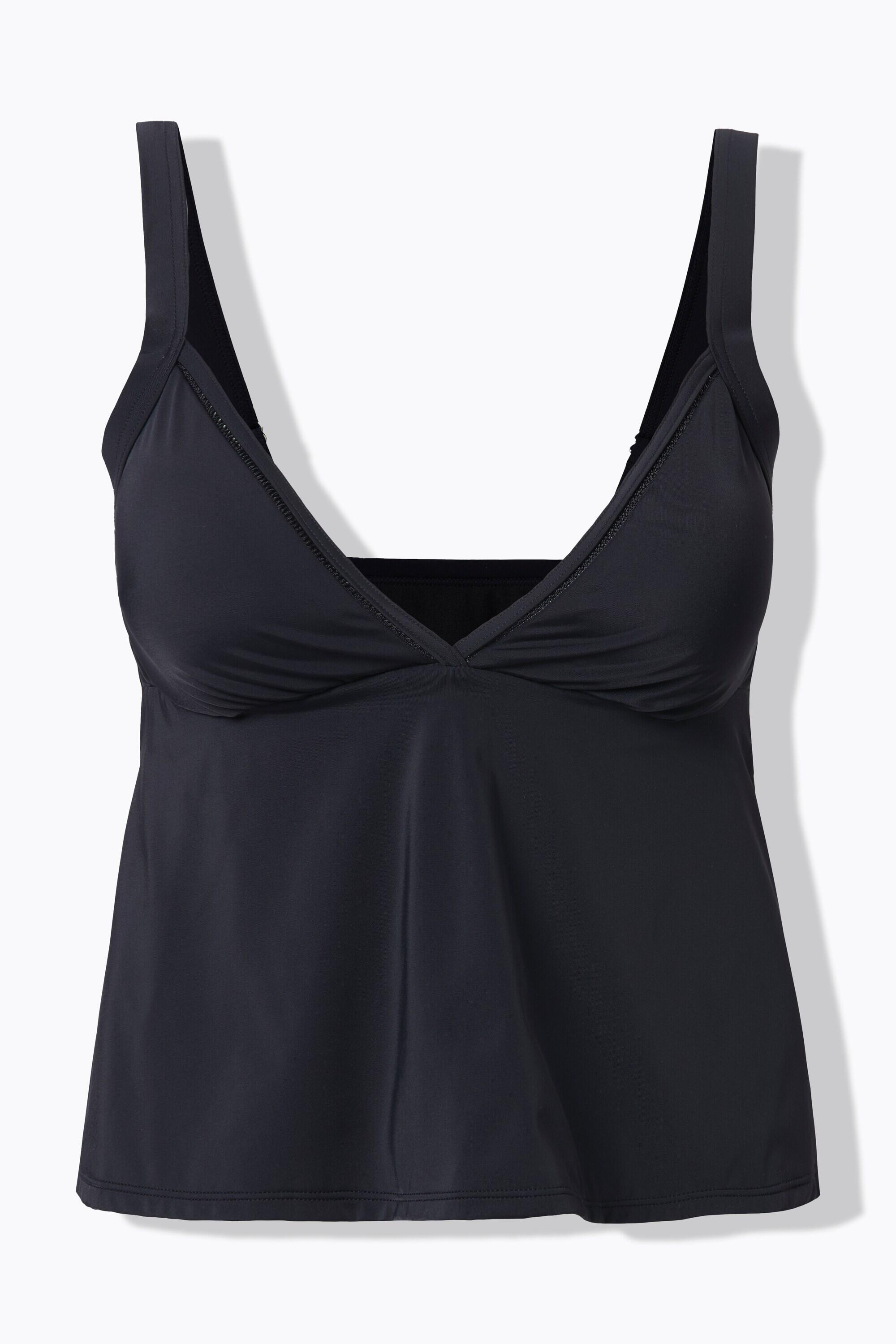 Haut de Tankini avec Encolure Échancrée Aura - Noir Haut de Tankini avec Encolure Échancrée Aura - Noir