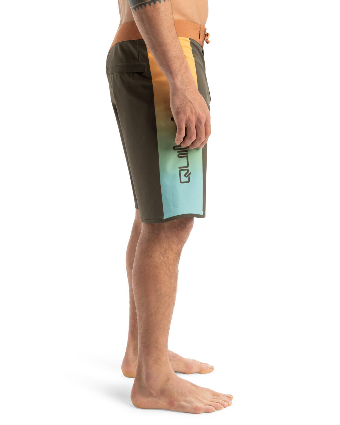 Boardshort SURFSILK HOLMES 20" Marron Homme 3/4