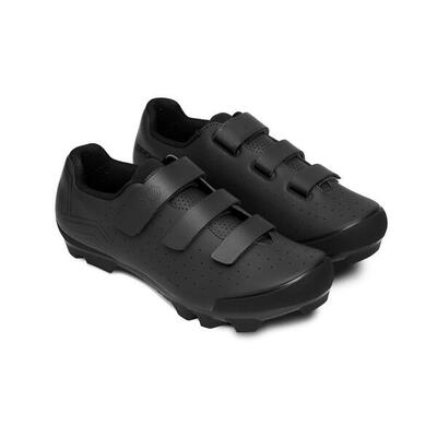Heren en dames wielrennen gravel fietsschoenen sigr300 black zwart