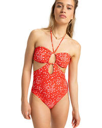 Maillot de bain une pièce PT BEACH CLASSICS Rouge Femme