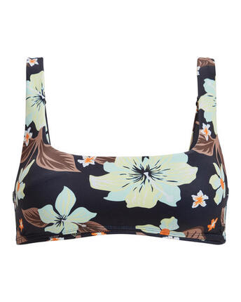 Top de bikini bralette PT BEACH CLASSICS Negro Mujer