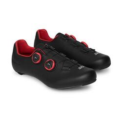 Chaussures vélo route Cyclisme Homme et Femme OKORIS BLACK Noir