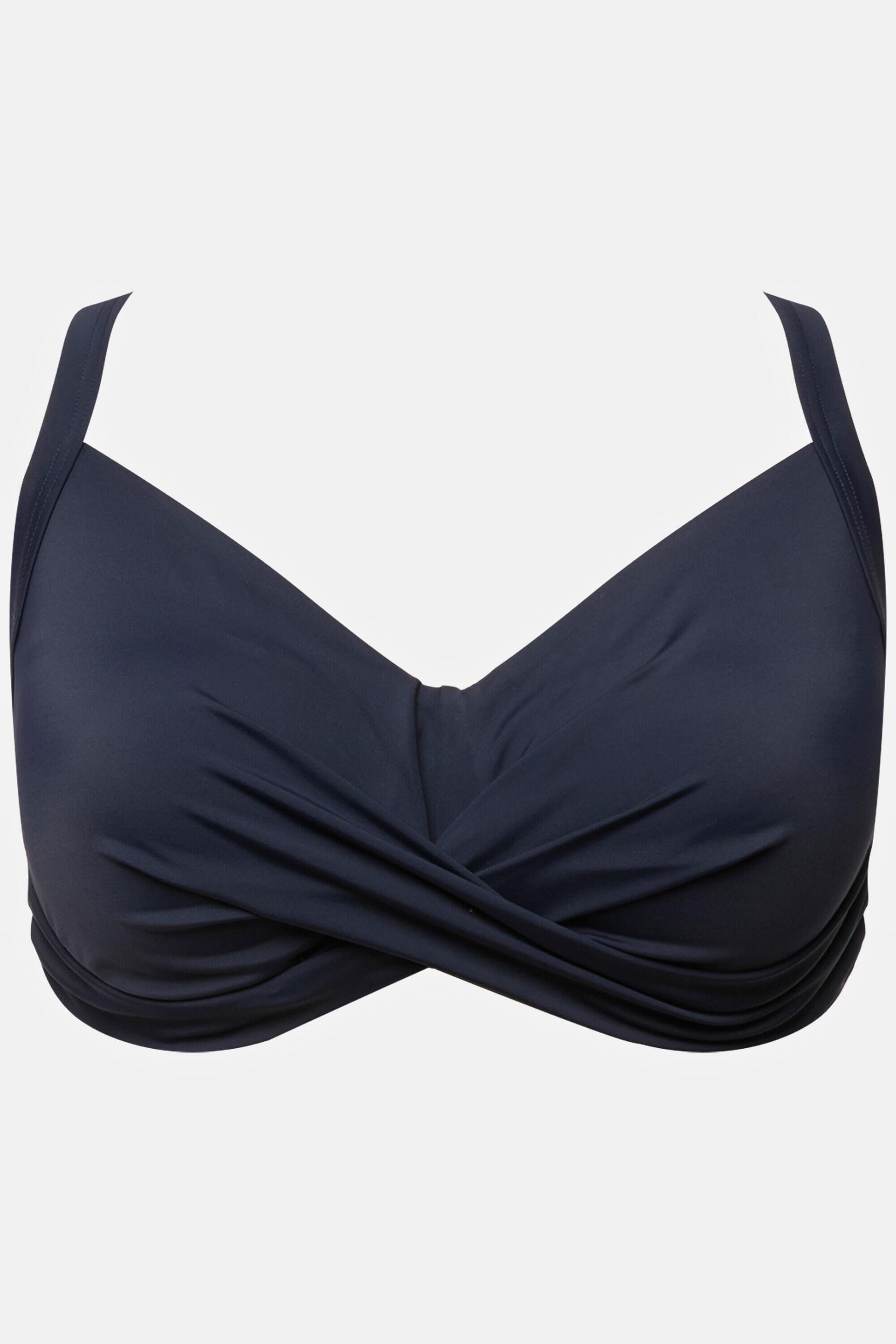 Femme Haut de bikini drapé bonnets souples bretelles réglables 5/6