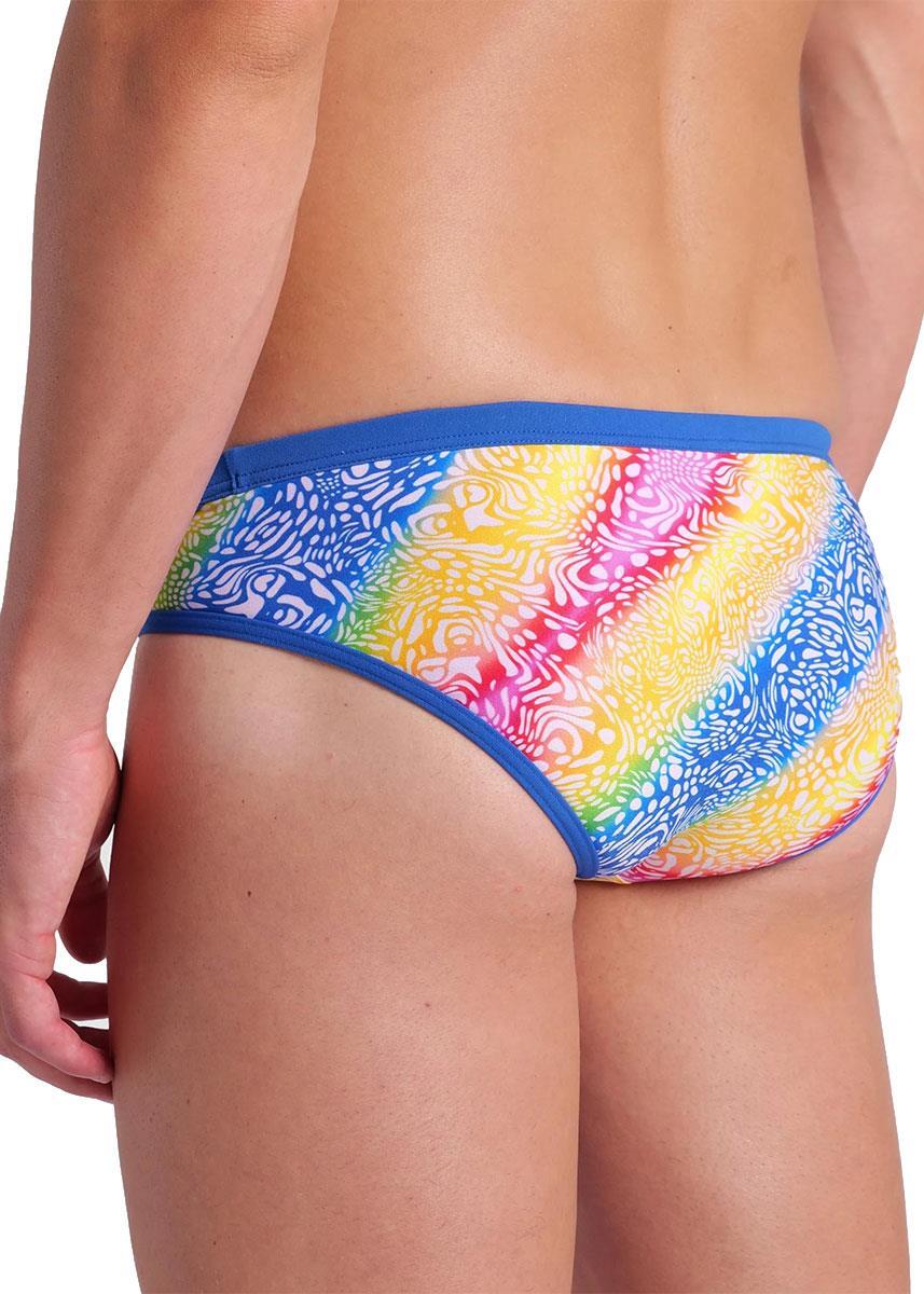Slip Arena Let it Beat 8,5 cm - Bleu royal / Blanc - Taille 38 3/7