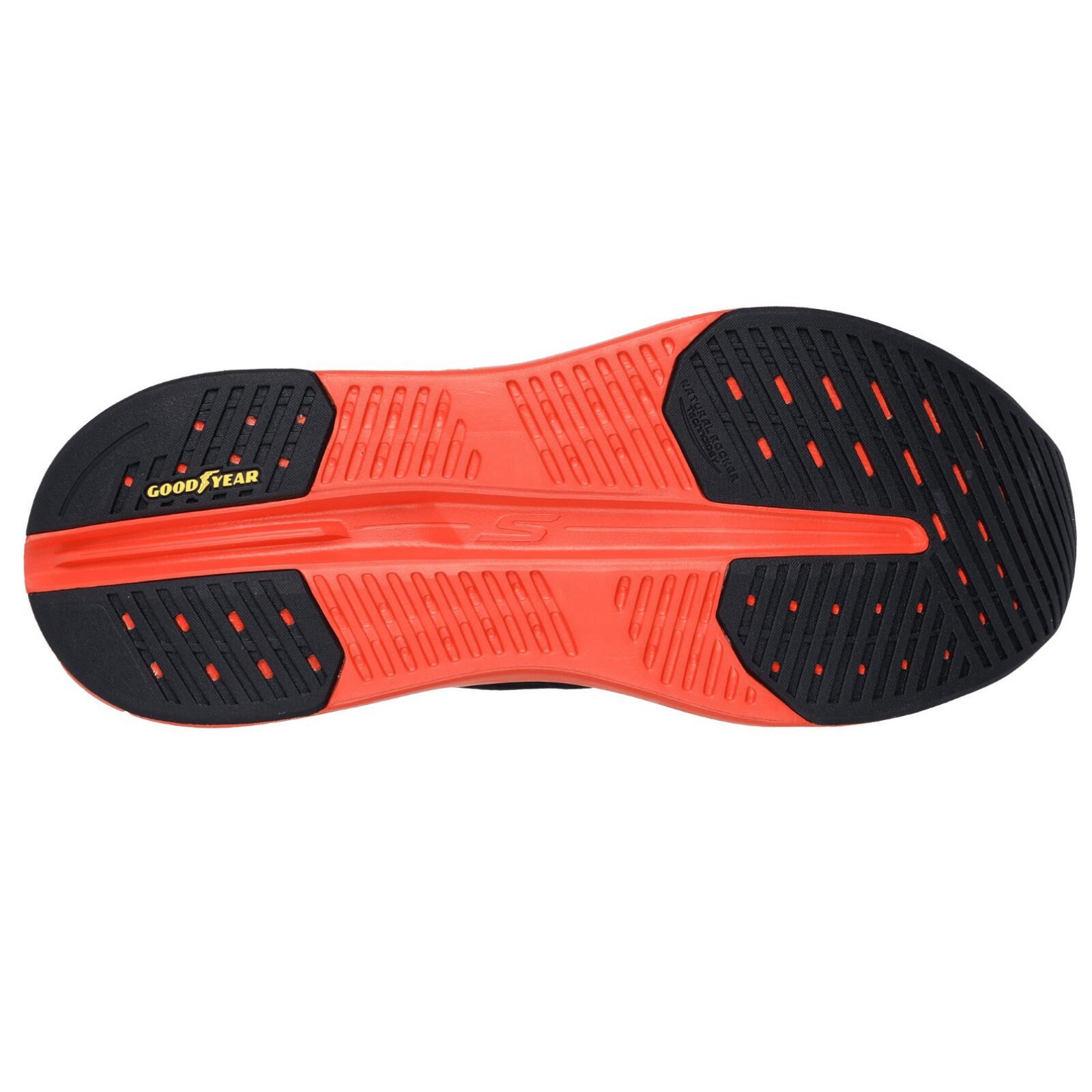 Skechers Max Cushioning Glide-Step Trainers-Navy/Orange 5/5