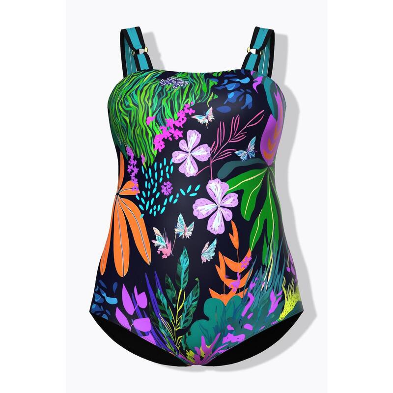 Bikini Deux Pièces Femme Motif Fleurs Bandeau Ruches Push-up - Neuf Avec étiquettes, Marque Générique