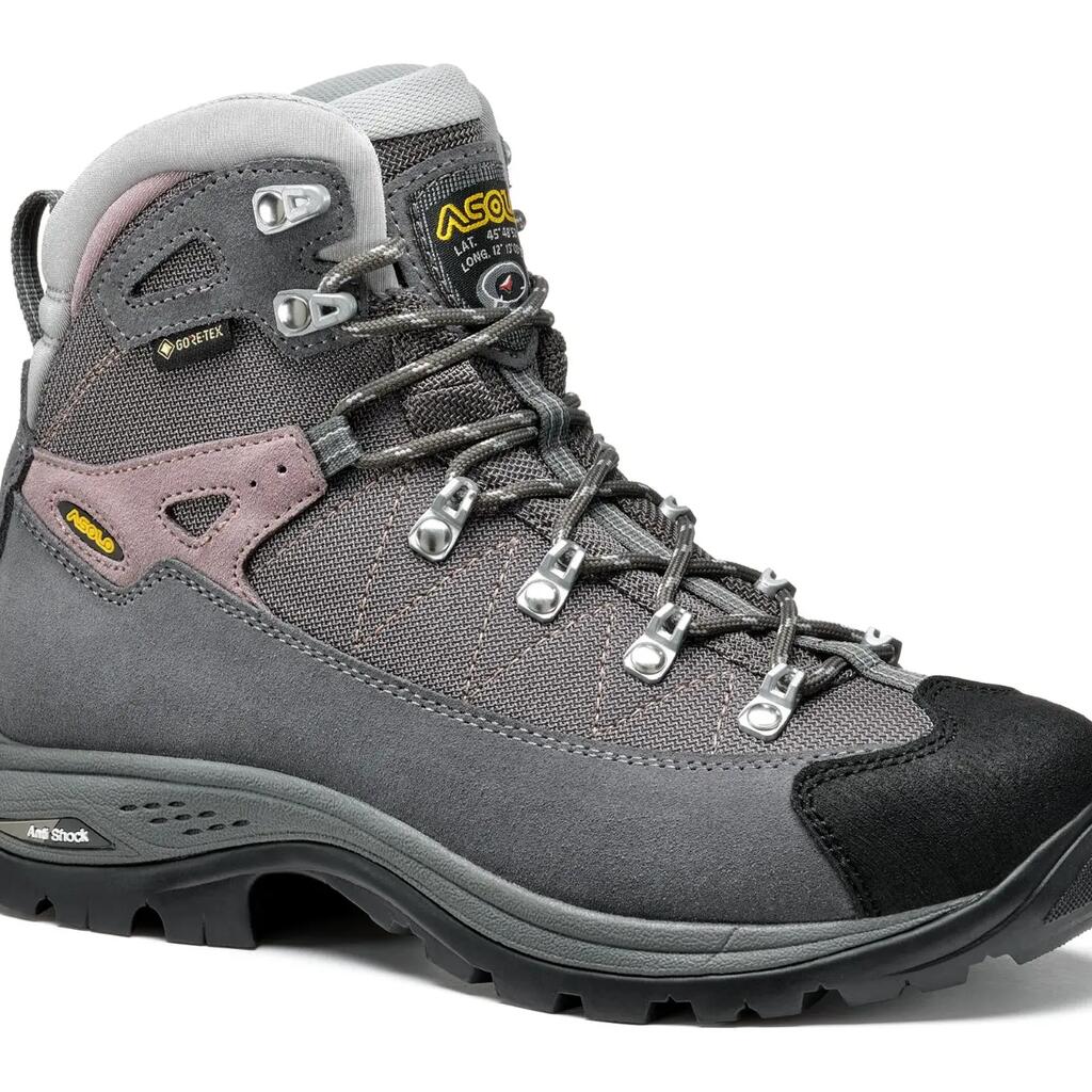 Asolo Finder GV Walking Boots-Grey/Rose Taupe