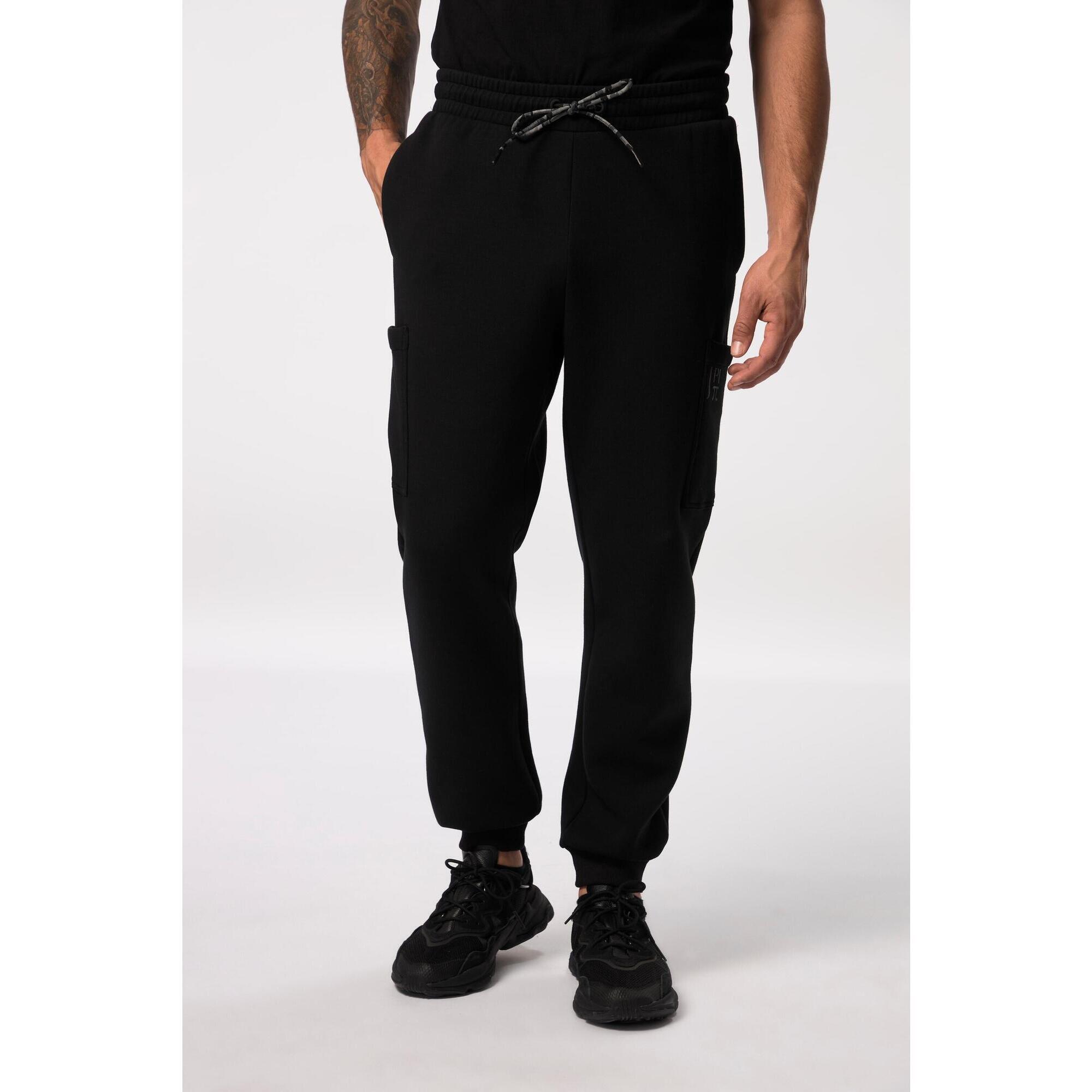 Jay-pi - Hommes Pantalon Cargo En Molleton À Taille Élastique Et Poches - Pantalons - Noir - Decathlon