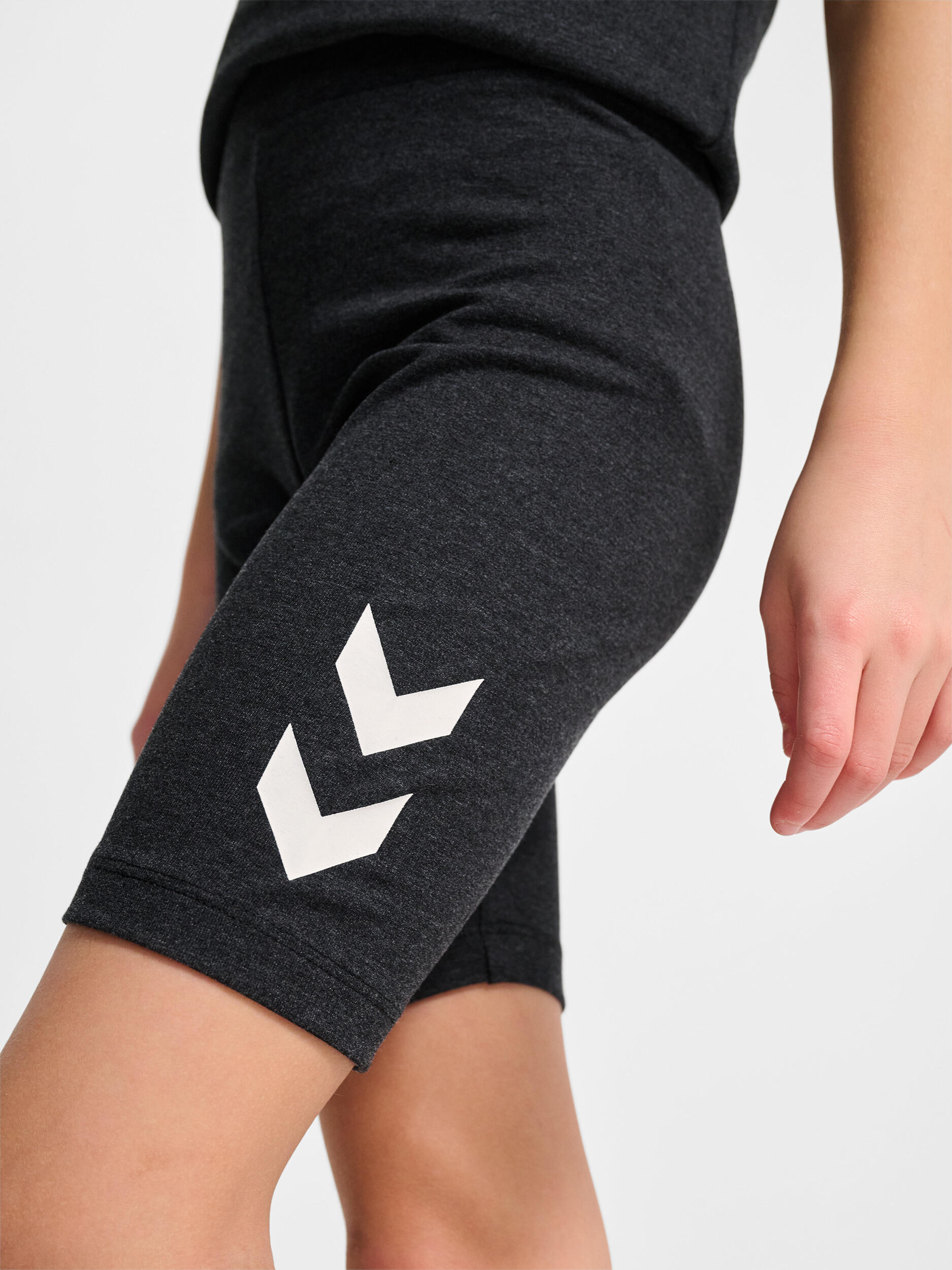 Pantaloni ciclisti con logo per ragazza Hummel 4/7