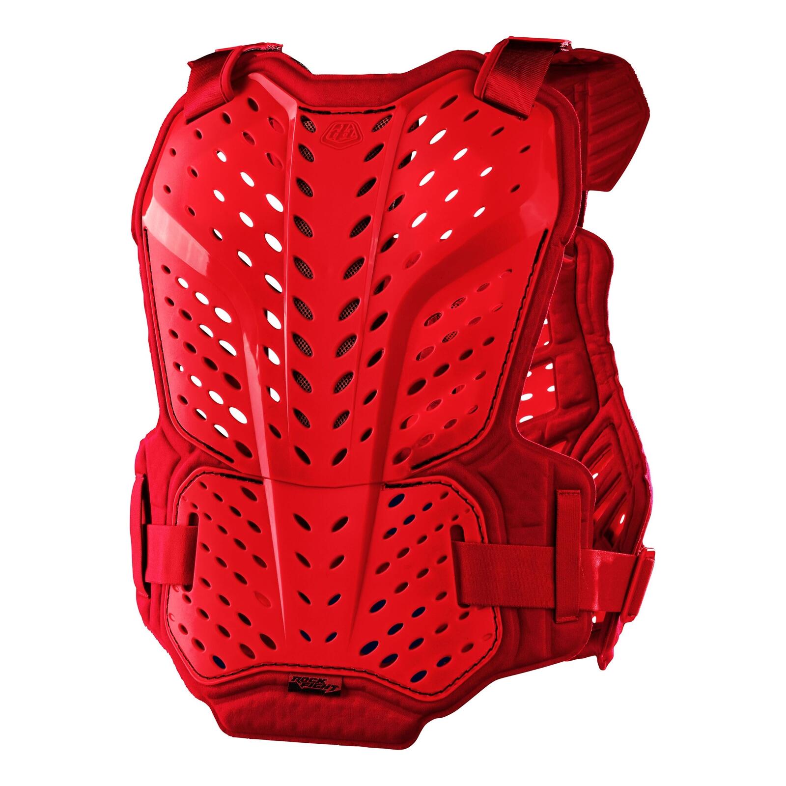 Rockfight lichtgewicht en ventilerend beschermend borststuk | Rood | XL/2XL 2/2