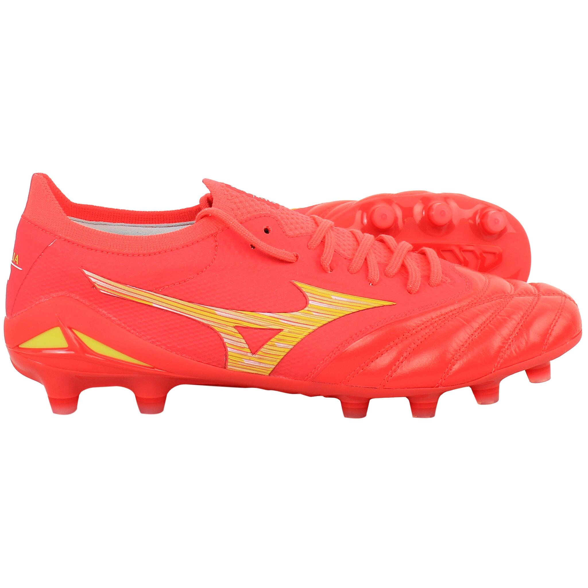 Mizuno Morelia Neo レッドサッカーシューズ Mizuno Morelia Neo IV Beta Japan Mens Red Football Boots | Decathlon