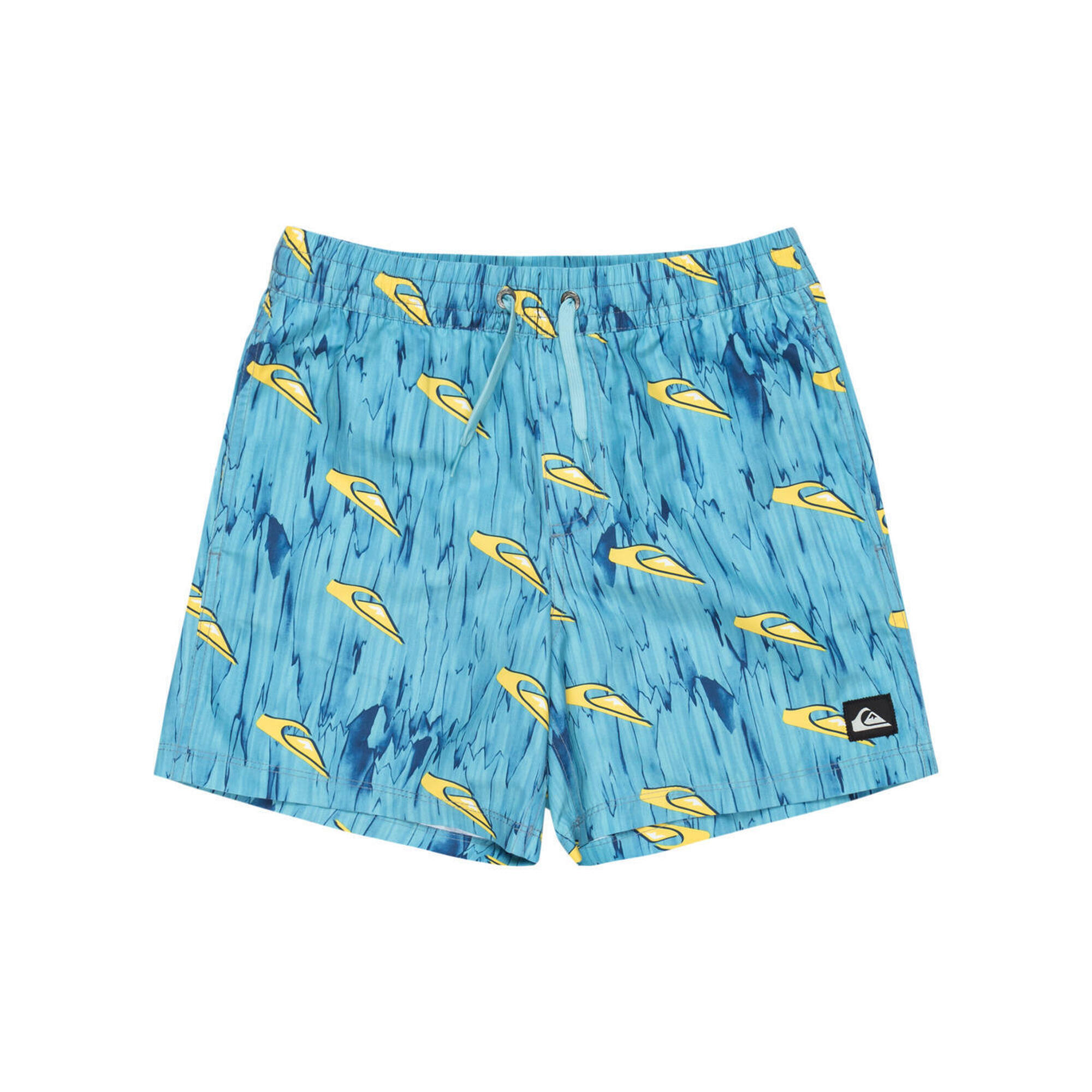 Quiksilver - Short De Bain Next Gen 14" Bleu Garçon - Boxer De Bain - Vert - 10 À 12 Ans - Decathlon